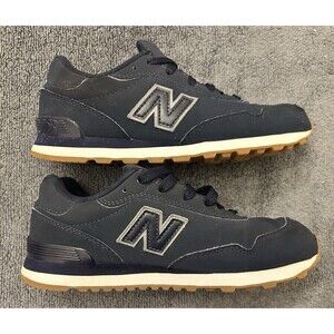 New Balance 515 Classics Navy Blue Gum Suede Kids Sneakers YC515HRN Size 3